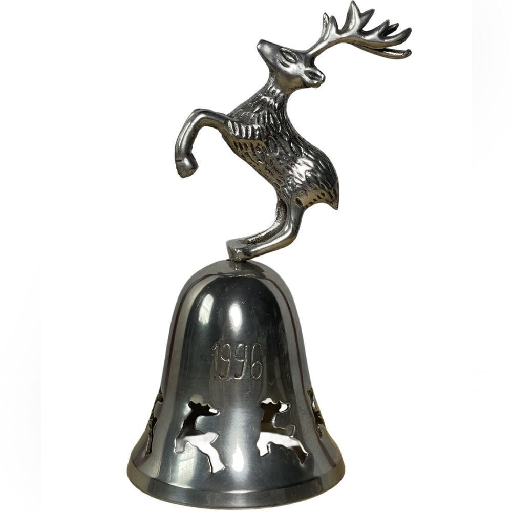 Vintage 1996 Silver Plated Christmas Bell from The International Silver Company